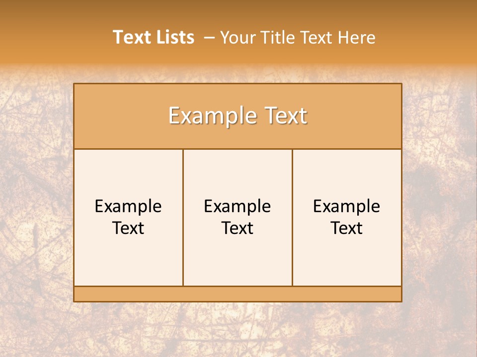 Orange Rust Grill PowerPoint Template