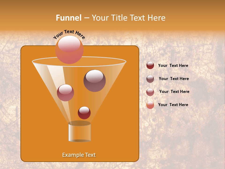 Orange Rust Grill PowerPoint Template