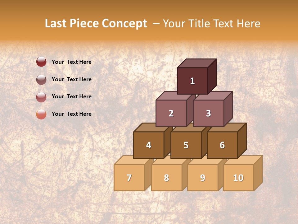 Orange Rust Grill PowerPoint Template