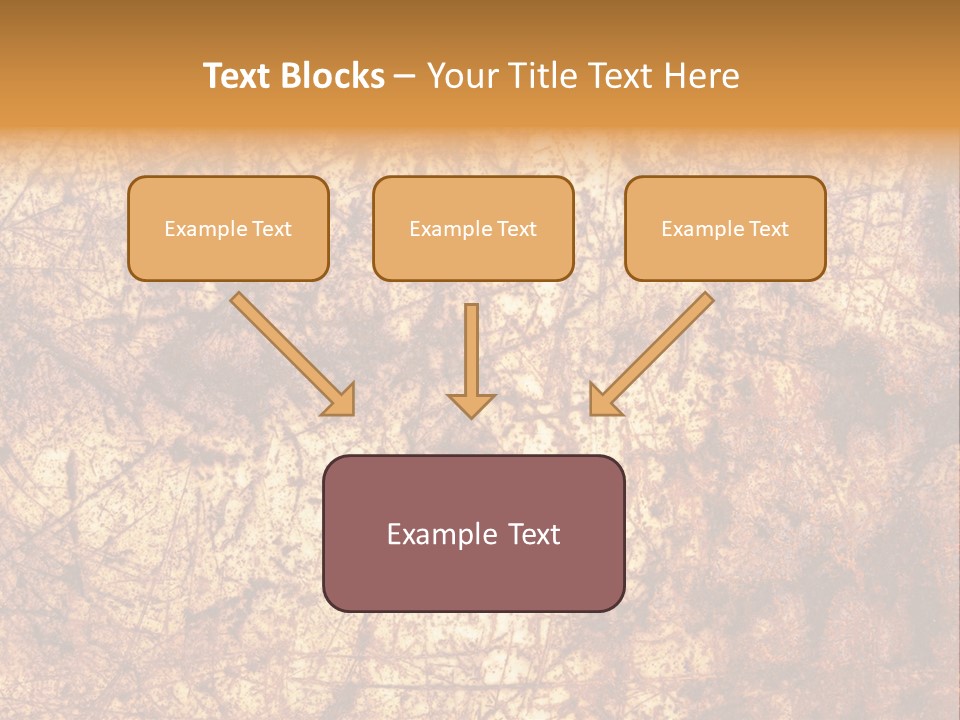 Orange Rust Grill PowerPoint Template