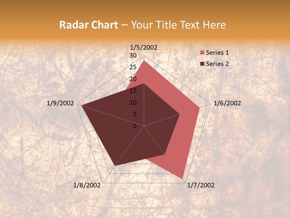 Orange Rust Grill PowerPoint Template