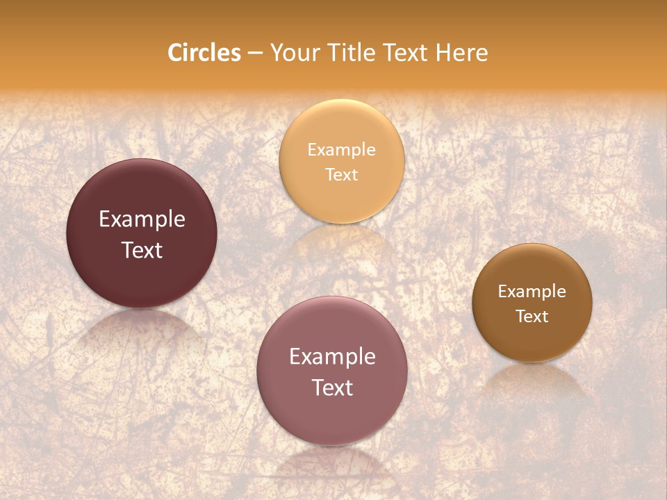 Orange Rust Grill PowerPoint Template