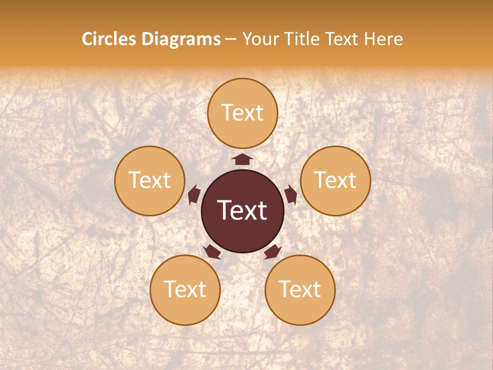 Orange Rust Grill PowerPoint Template