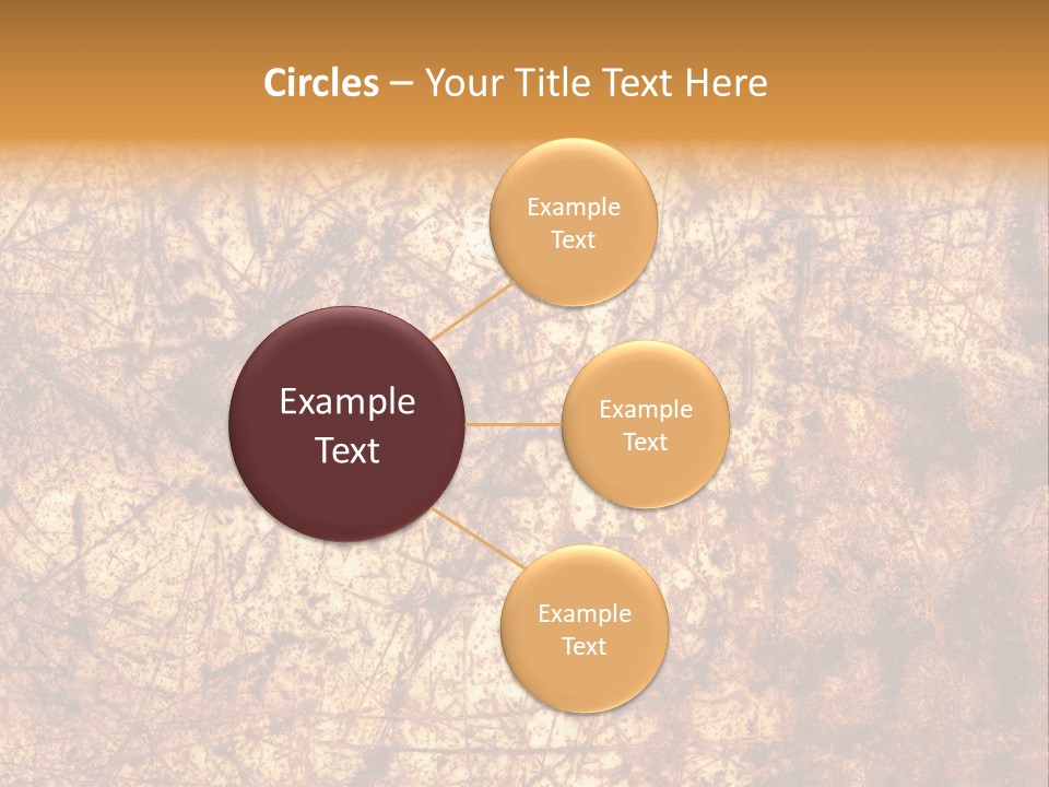 Orange Rust Grill PowerPoint Template