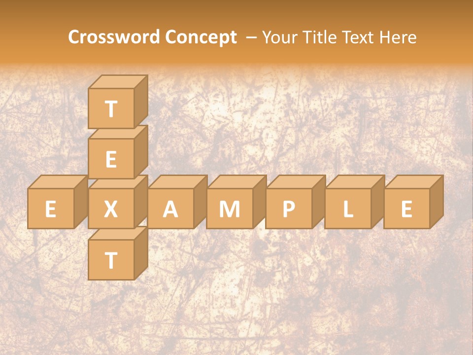 Orange Rust Grill PowerPoint Template