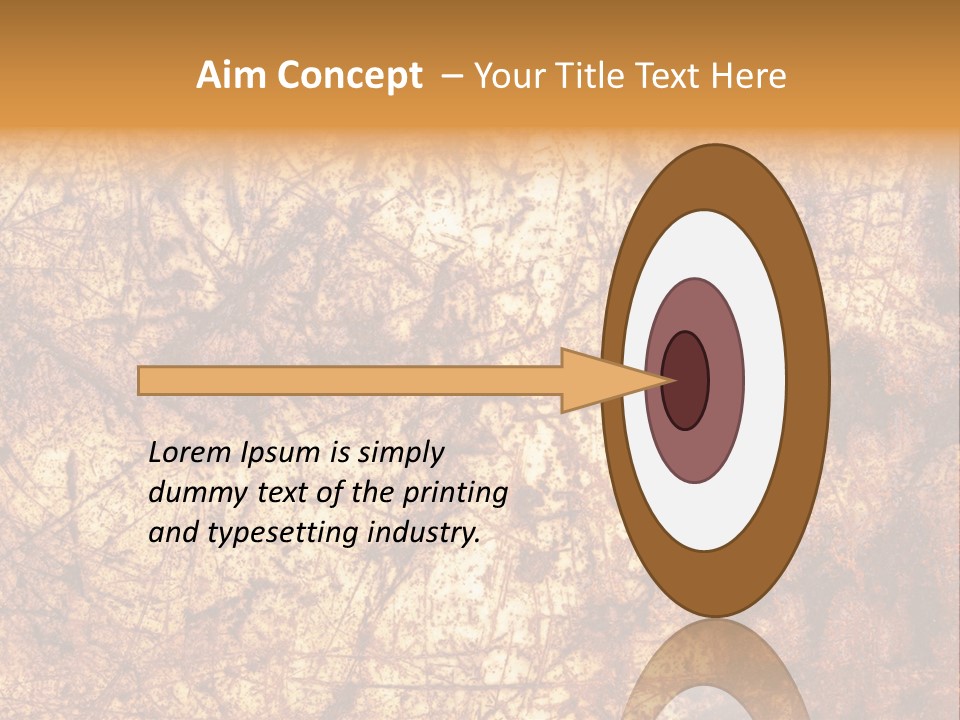 Orange Rust Grill PowerPoint Template