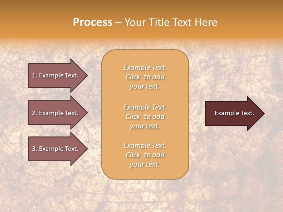 Orange Rust Grill PowerPoint Template