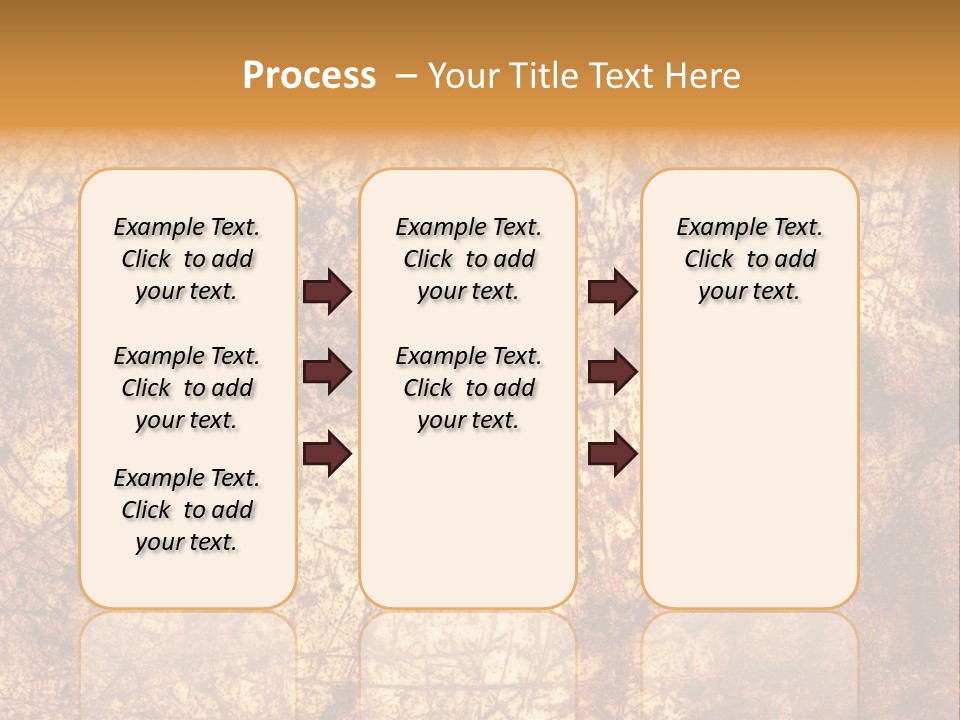 Orange Rust Grill PowerPoint Template