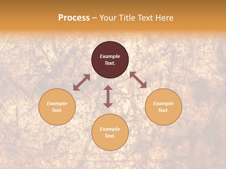 Orange Rust Grill PowerPoint Template