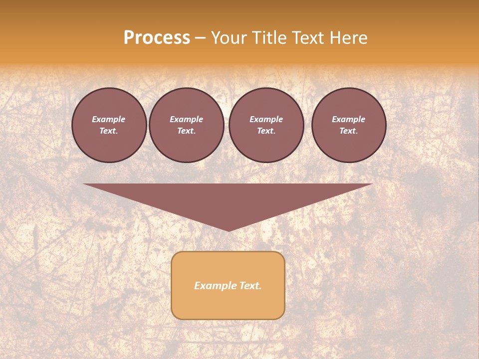 Orange Rust Grill PowerPoint Template