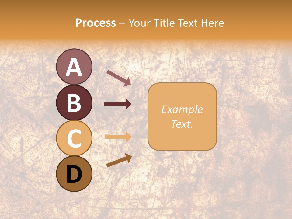 Orange Rust Grill PowerPoint Template