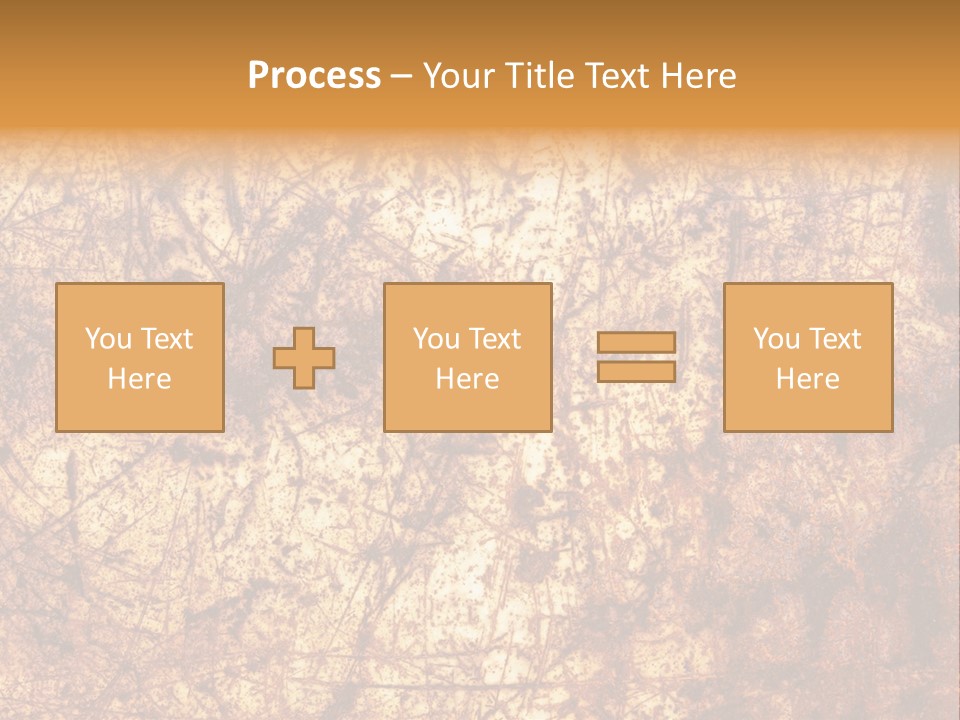 Orange Rust Grill PowerPoint Template