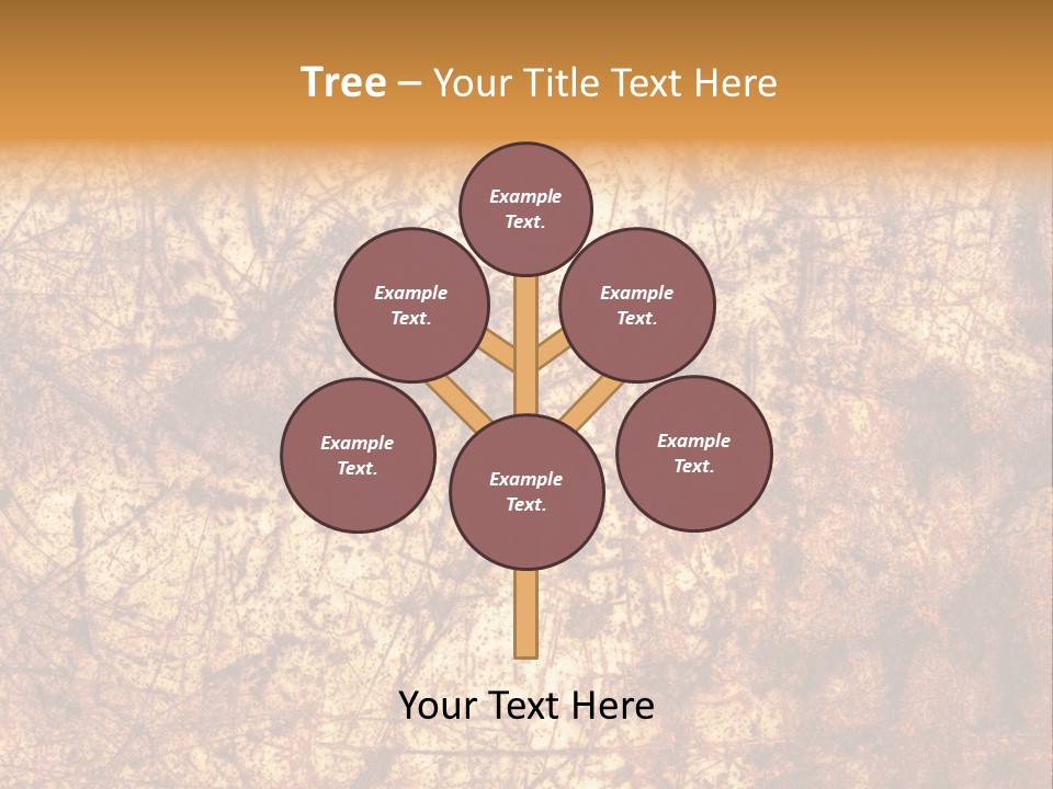 Orange Rust Grill PowerPoint Template