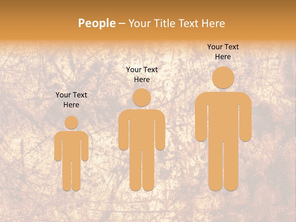 Orange Rust Grill PowerPoint Template