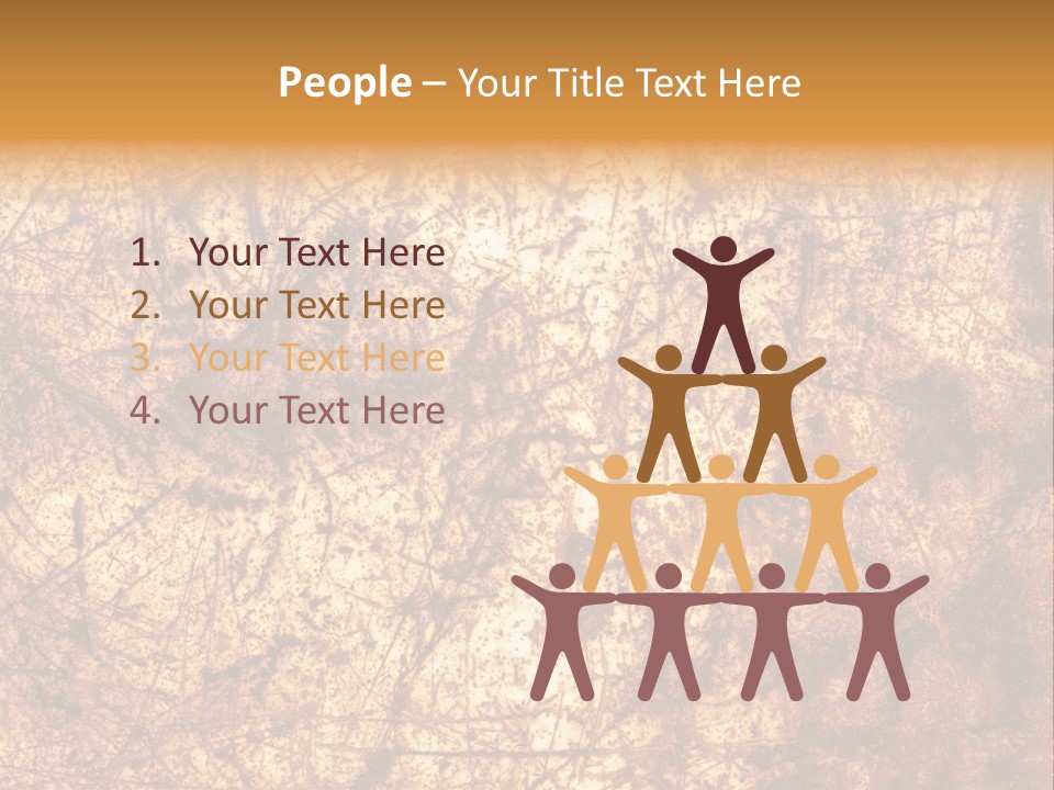 Orange Rust Grill PowerPoint Template