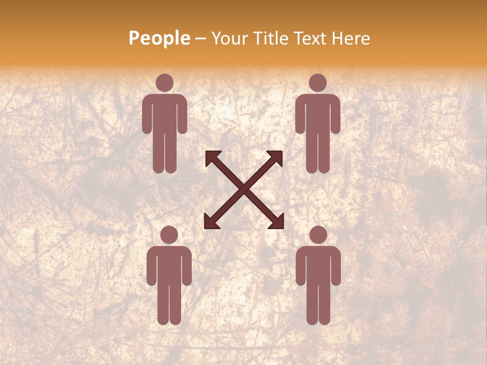 Orange Rust Grill PowerPoint Template