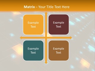 Electronic Perspective Futuristic PowerPoint Template
