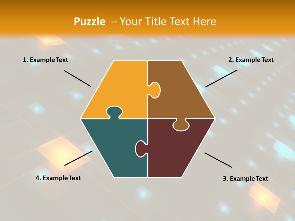 Electronic Perspective Futuristic PowerPoint Template