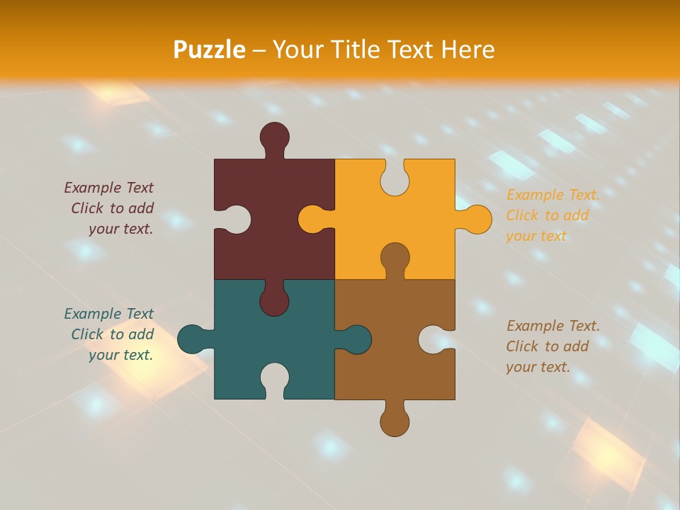 Electronic Perspective Futuristic PowerPoint Template