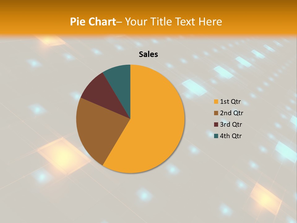 Electronic Perspective Futuristic PowerPoint Template