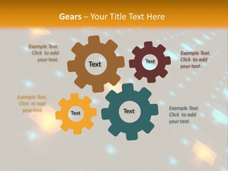 Electronic Perspective Futuristic PowerPoint Template