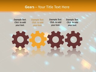Electronic Perspective Futuristic PowerPoint Template