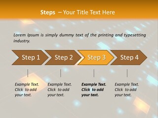 Electronic Perspective Futuristic PowerPoint Template