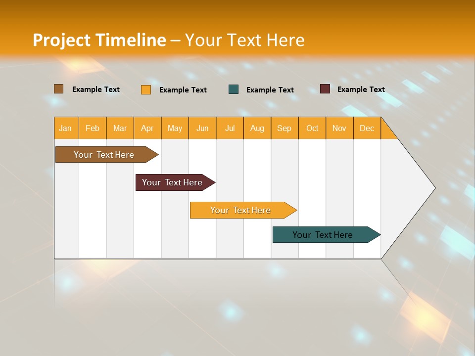 Electronic Perspective Futuristic PowerPoint Template