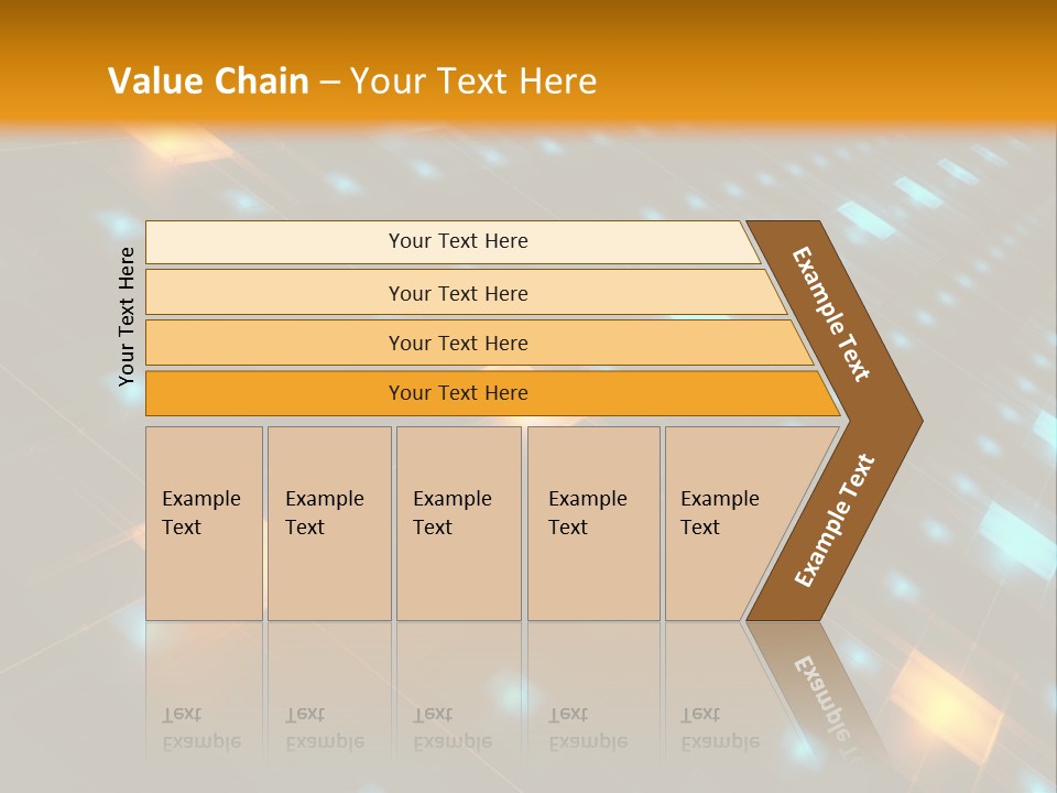 Electronic Perspective Futuristic PowerPoint Template