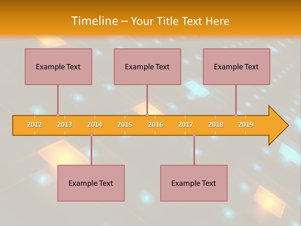 Electronic Perspective Futuristic PowerPoint Template