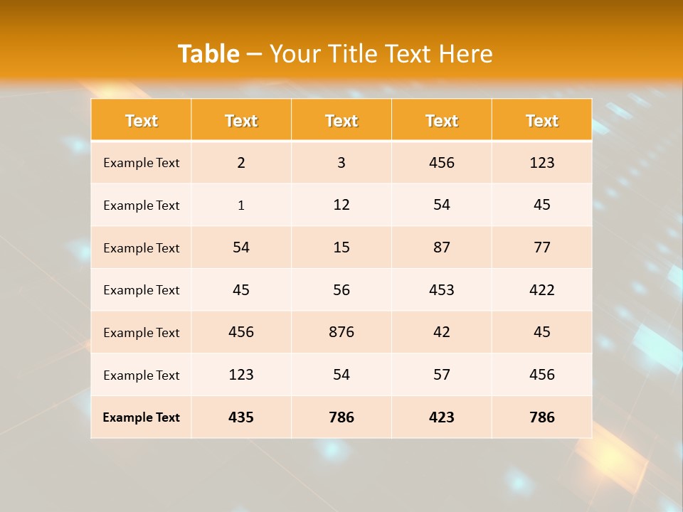 Electronic Perspective Futuristic PowerPoint Template