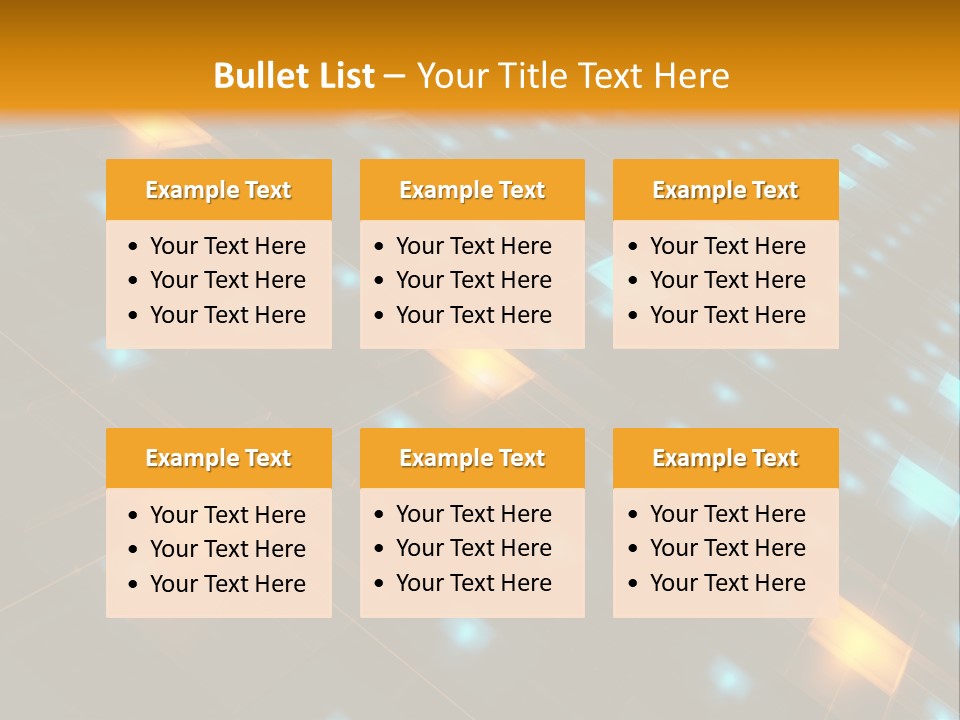 Electronic Perspective Futuristic PowerPoint Template