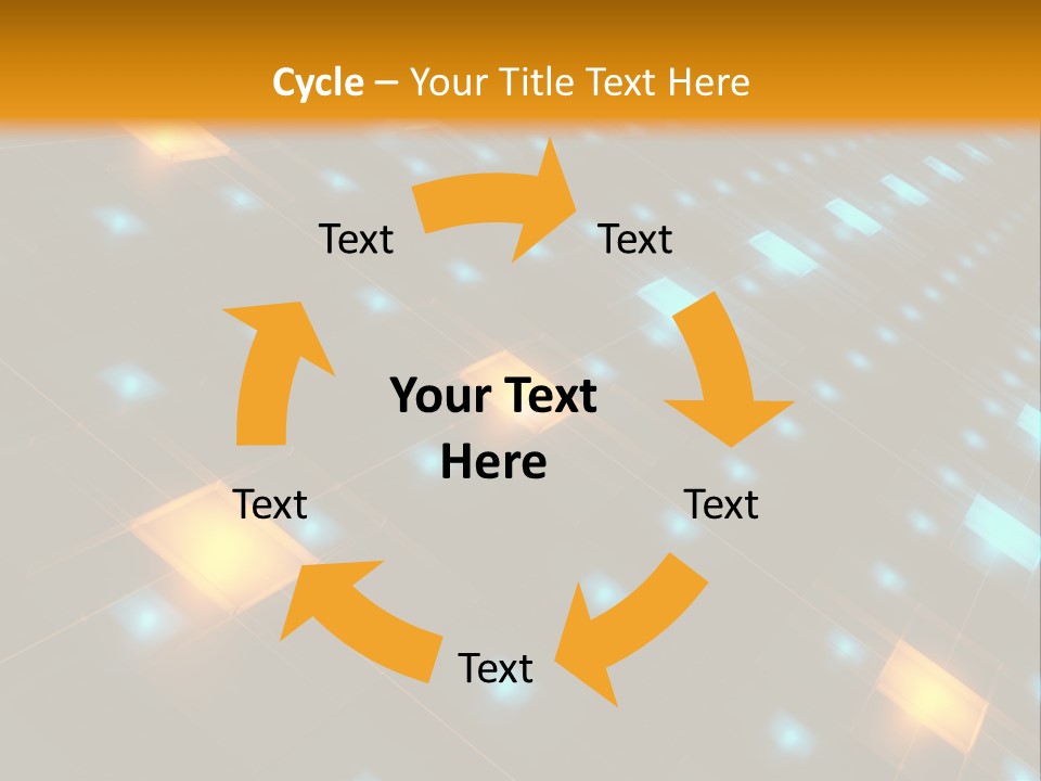 Electronic Perspective Futuristic PowerPoint Template