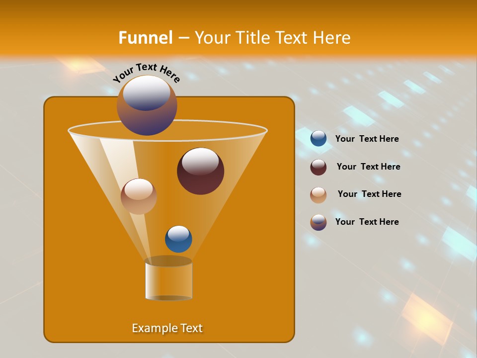 Electronic Perspective Futuristic PowerPoint Template