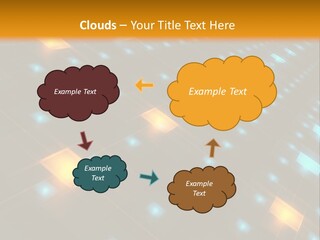 Electronic Perspective Futuristic PowerPoint Template