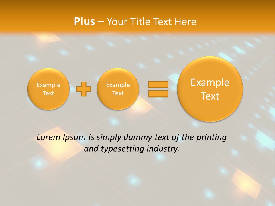 Electronic Perspective Futuristic PowerPoint Template