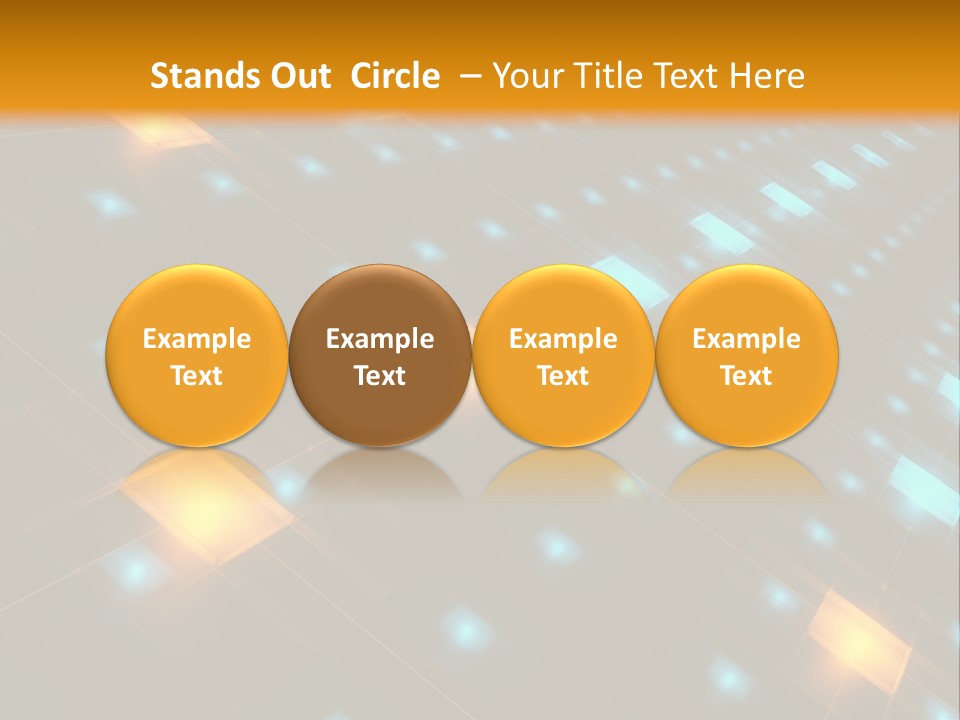 Electronic Perspective Futuristic PowerPoint Template