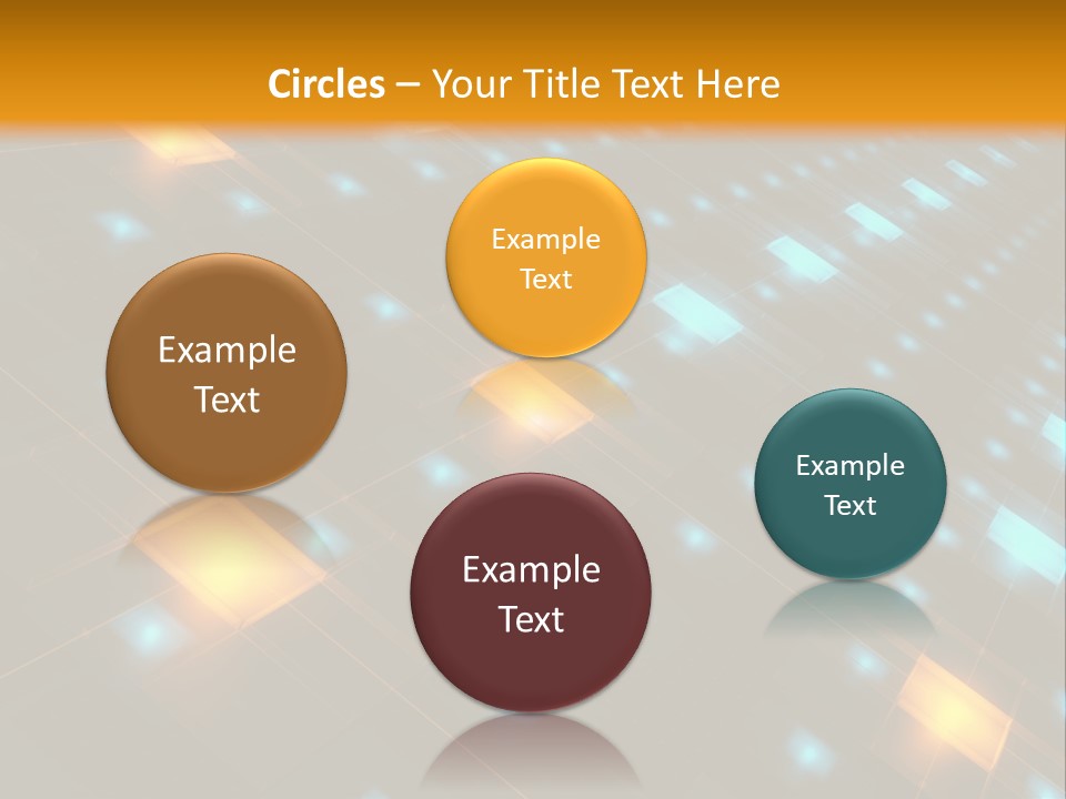 Electronic Perspective Futuristic PowerPoint Template