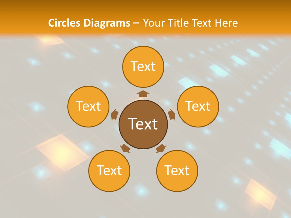 Electronic Perspective Futuristic PowerPoint Template