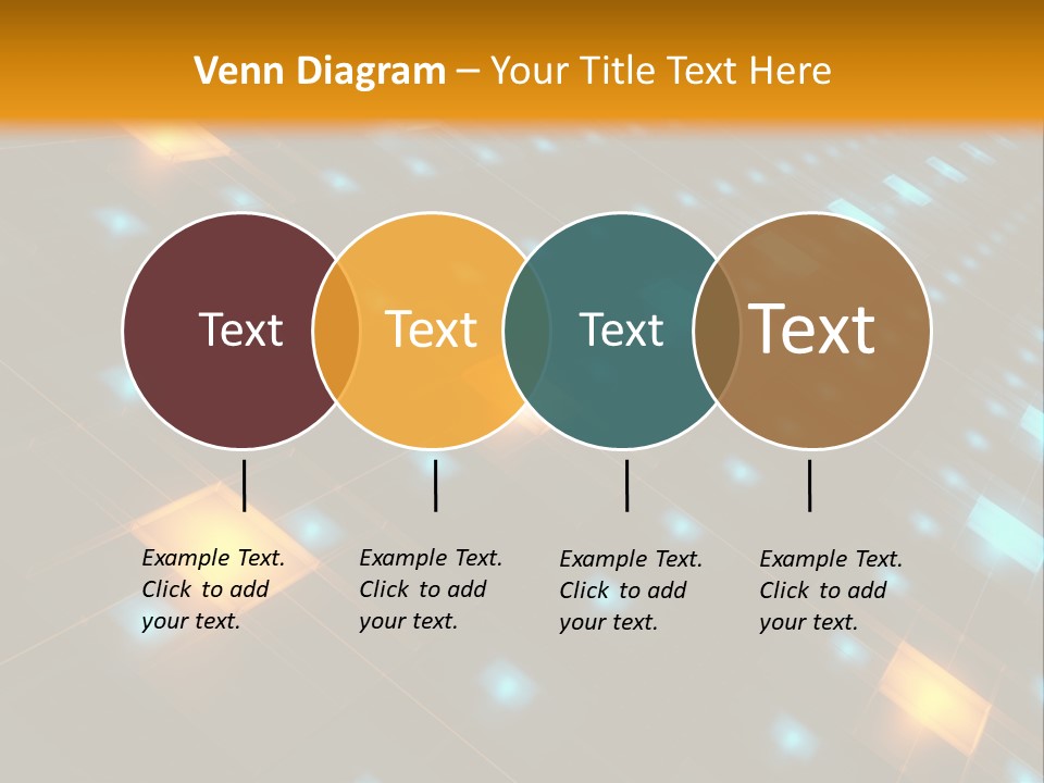 Electronic Perspective Futuristic PowerPoint Template