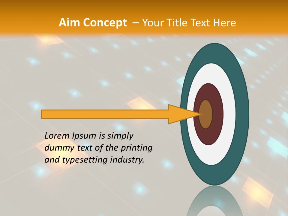 Electronic Perspective Futuristic PowerPoint Template