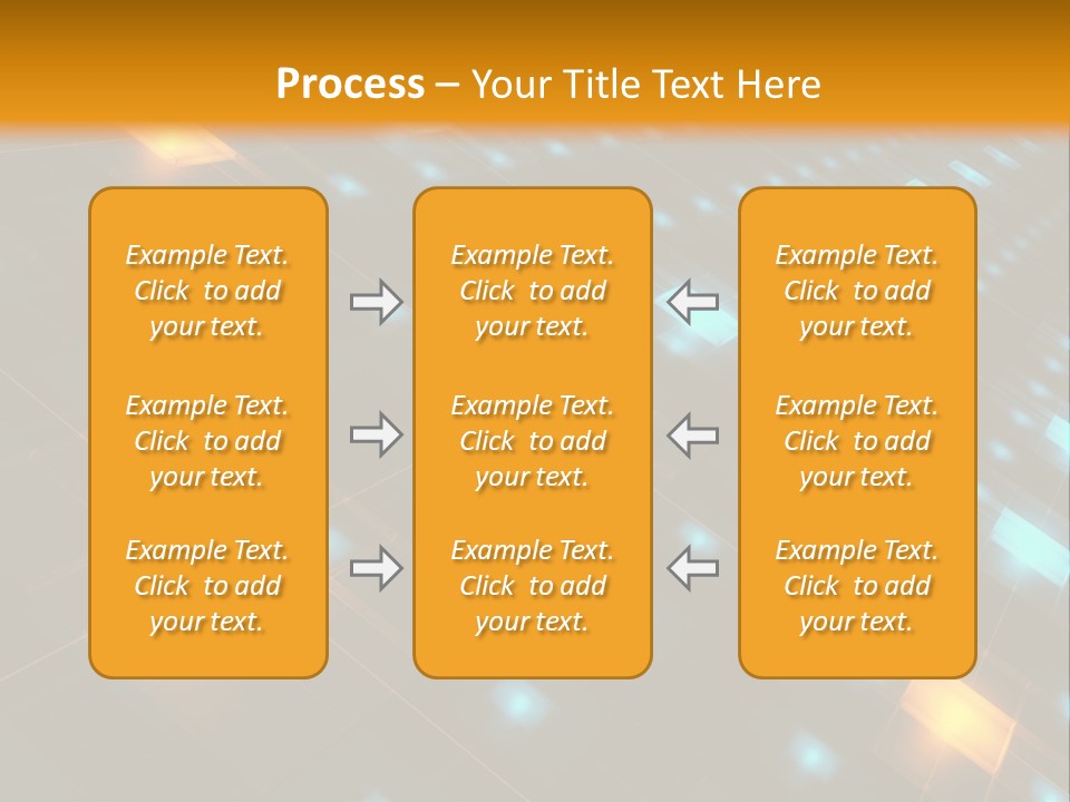Electronic Perspective Futuristic PowerPoint Template