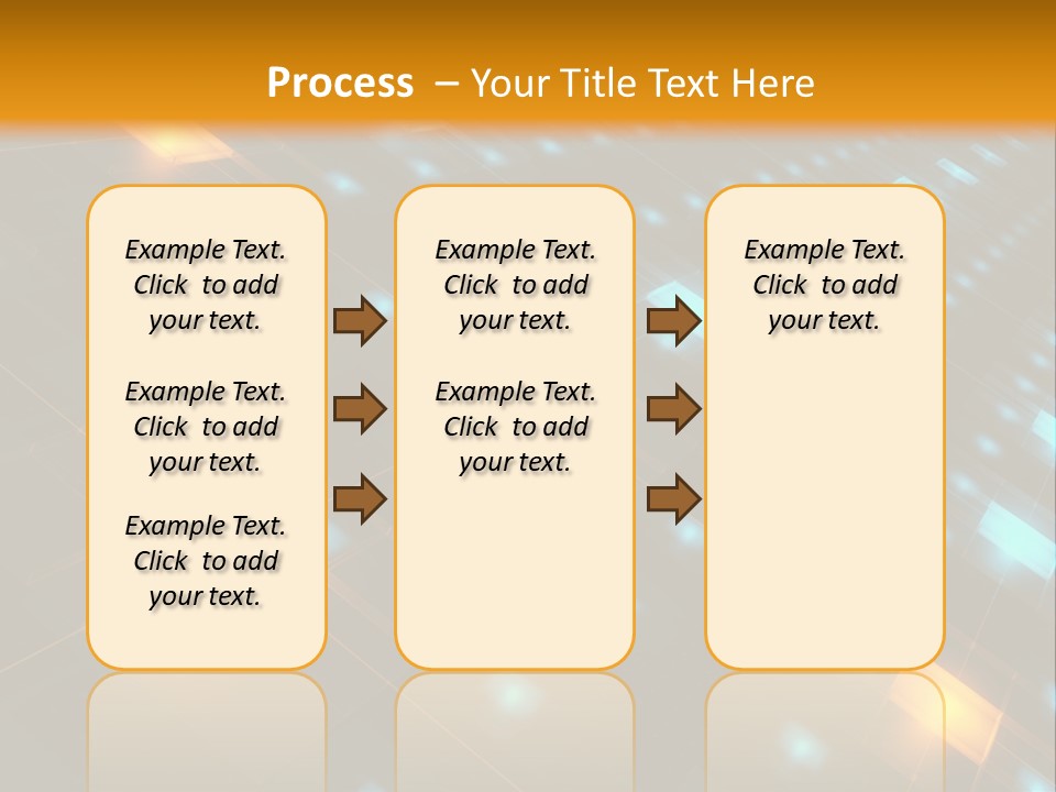 Electronic Perspective Futuristic PowerPoint Template