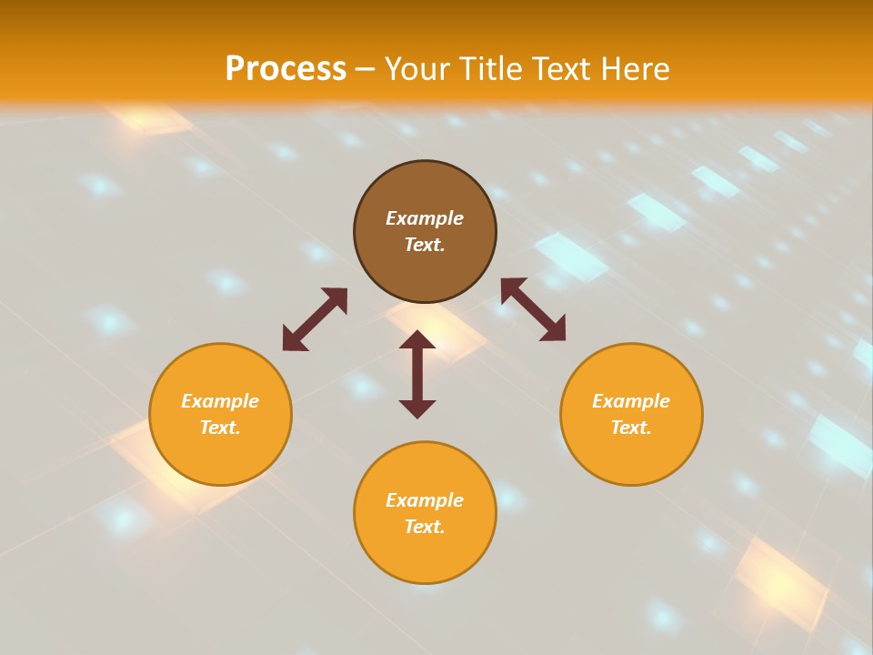 Electronic Perspective Futuristic PowerPoint Template