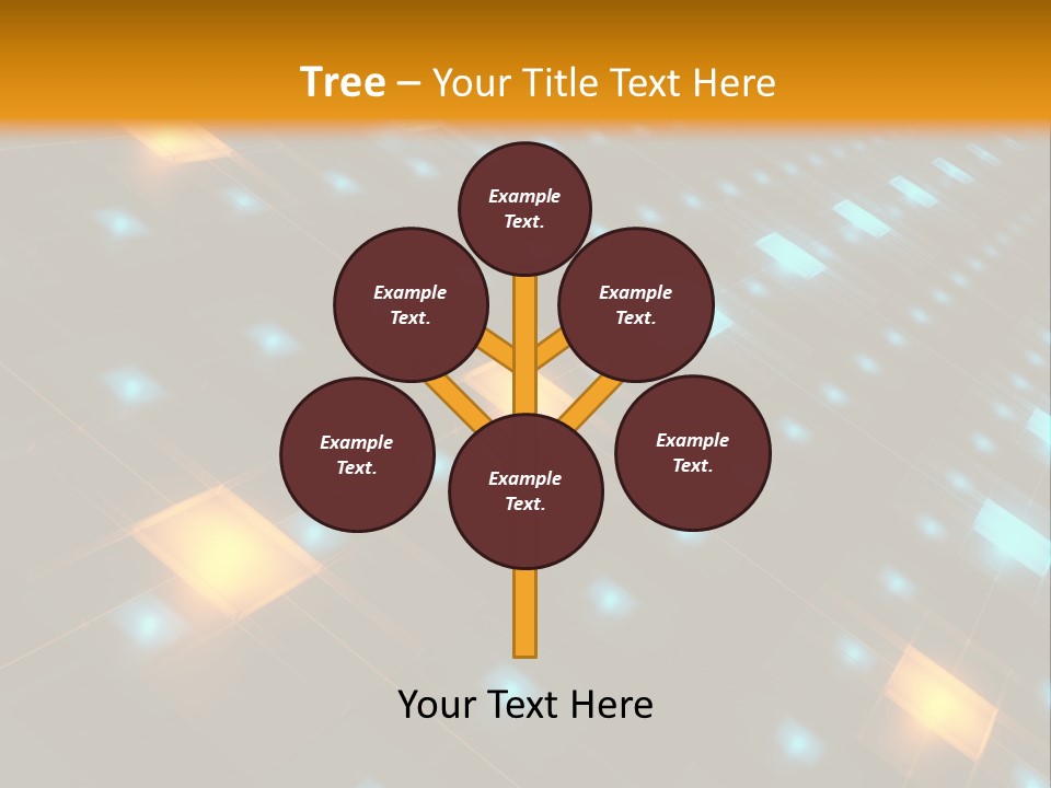 Electronic Perspective Futuristic PowerPoint Template