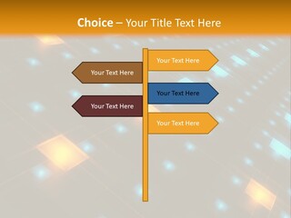 Electronic Perspective Futuristic PowerPoint Template