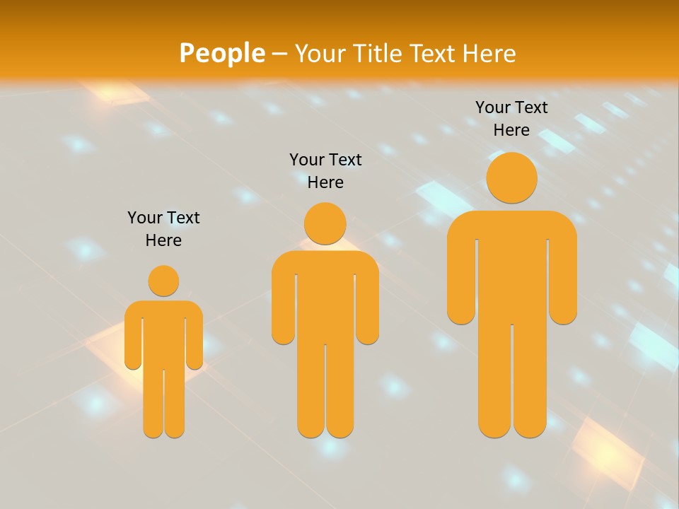 Electronic Perspective Futuristic PowerPoint Template