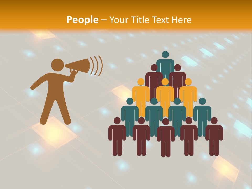Electronic Perspective Futuristic PowerPoint Template