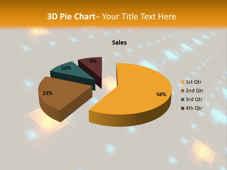 Electronic Perspective Futuristic PowerPoint Template