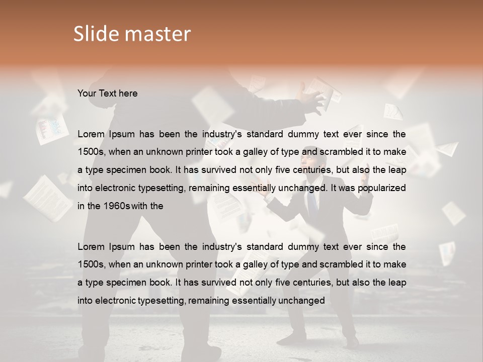 Affair Controversy Chief PowerPoint Template